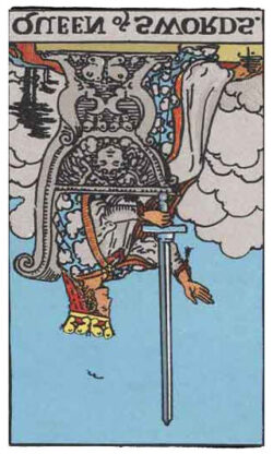 Queen of Swords (reversed)